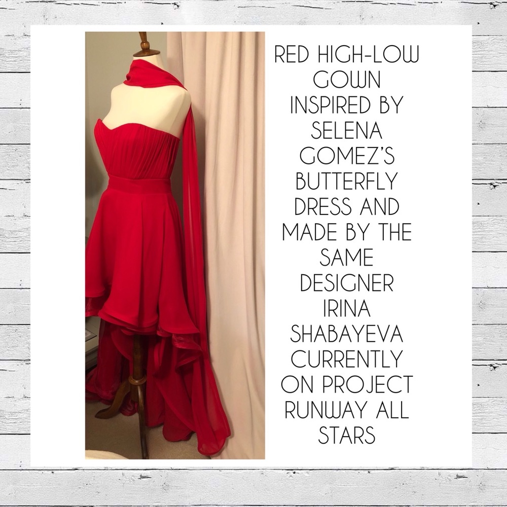 USED ONCE! 💃🏻 GOWN - ONE OF A KIND IN RED